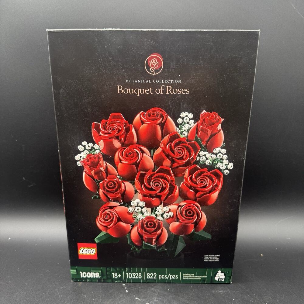LEGO Icons Botanical Collection Bouquet of Roses Flowers 10328 | Brand New